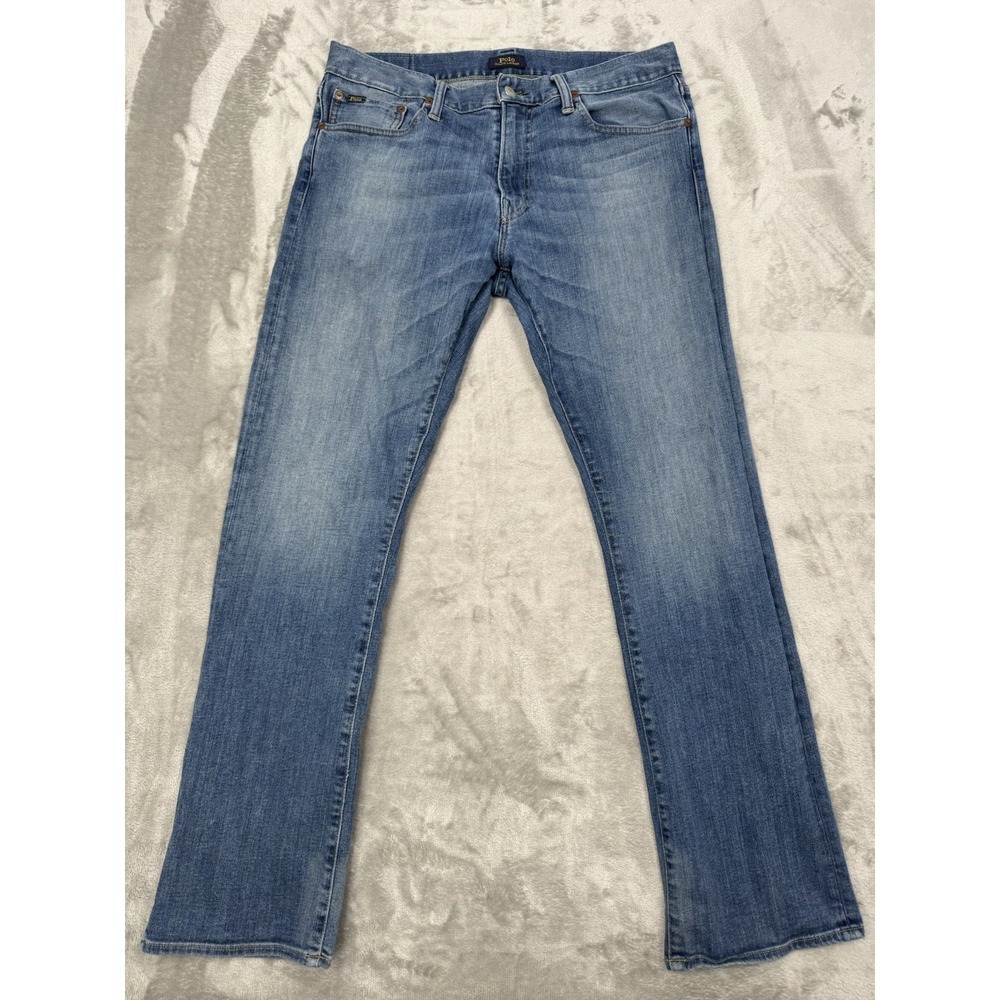 Vintage Polo Ralph Lauren‎ Jeans Mens 33x32 Blue Denim Straight Casual 90s Y2K